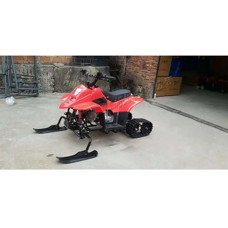 Электрический бензиновый высококачественный лыжный скутер, электрический велосипед, снегоход для детей