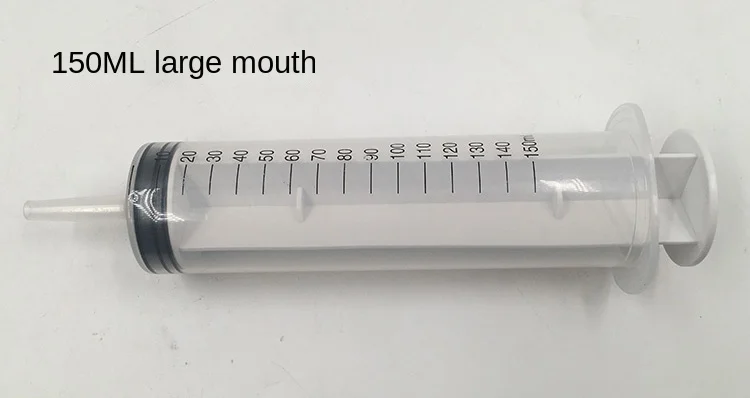 Large caliber glue dispensing injection syringe oil extraction feeder ink dispensing transparent syringe_5