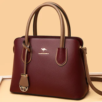 Leather Luxury Handbags Women Designer Crossbody Sling Tote Messenger Designer Bags 2023 Large Capacity Women's Shoulder Bags