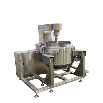 200L automatic cooker mixer jacketed kettle planetary mixer jacketed cooking kettle steam jacketed kettle with stirrer electric