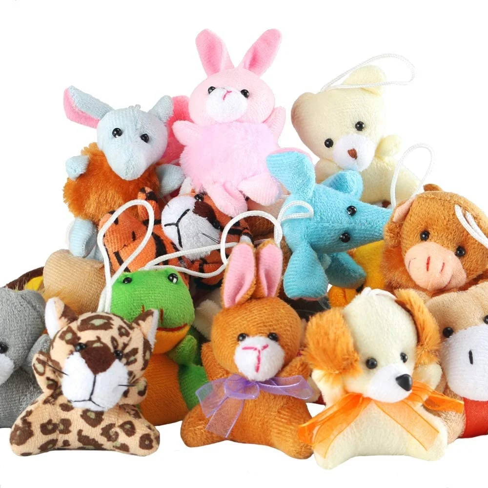 32 Pack Mini Animal Plush Toy