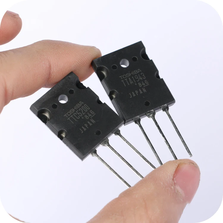 Lot De 5 Paires Transistors Amplificateurs 2SA1943 + 2SC5200 - Audio Haute Puissance PNP/NPN - Pour Amplis DIY