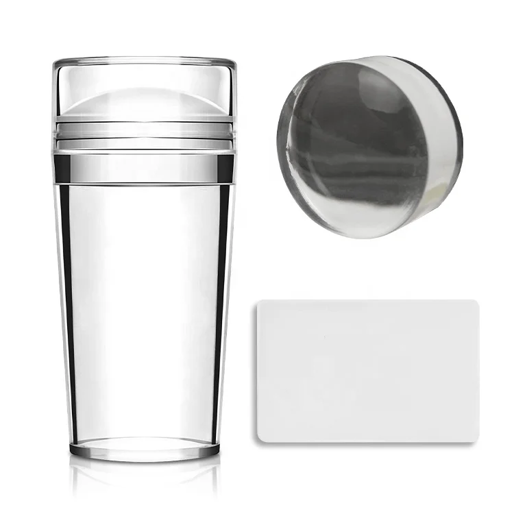 Набор для стемпинга ногтей, прозрачный силиконовый набор для дизайна ногтей «сделай сам»