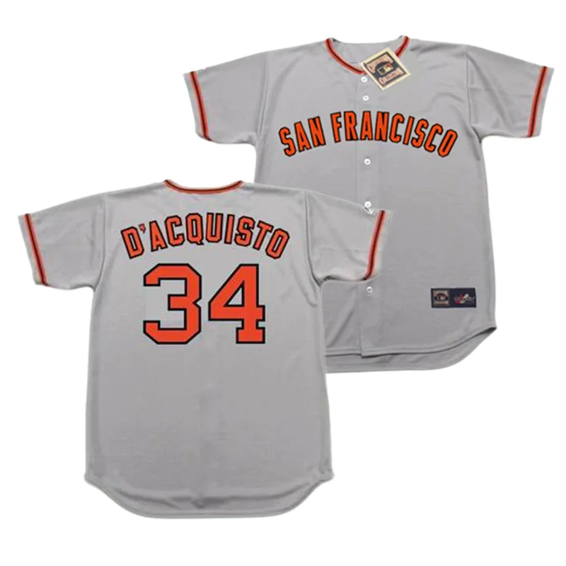 Wholesale San Francisco 26 Dave Kingman 27 Juan Marichal 30 Chili Davis 34  John D'acquisto Throwback Baseball Jersey Stitched S-5xl From m.