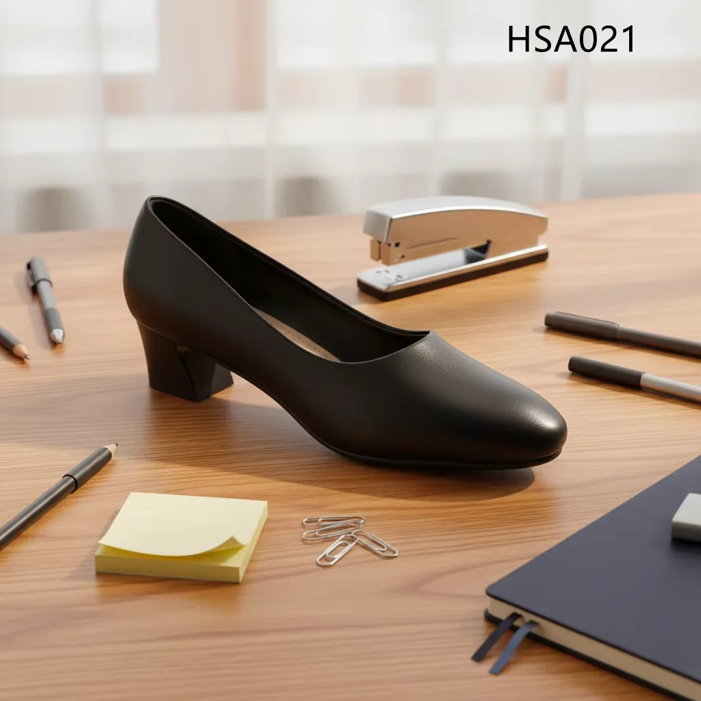 LXG,airport Staff Full Grain Leather Easy On/off Lady Dress Shoes City Hall Pain-free Walking Female Low-heel Office ShoesHSA021