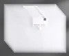 Transparent white labels-14 micron-pack of 10