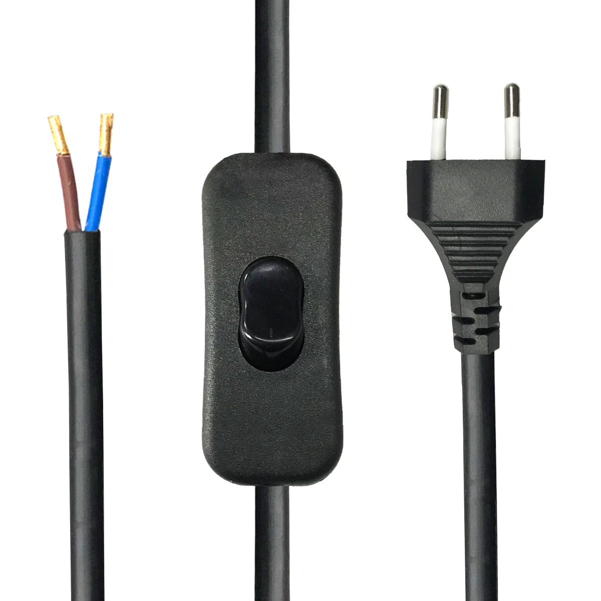 Hot Selling Cord Dimming 2.5a Eu Plug H03vvh2f 2*0.75mm2 2m Extension