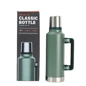 1L 1.4L Coffee Thermo Travel Insulated Water Classic Bottle Stainless Steel Thermoese Classic Thermos Vacuum Flasks For Camping