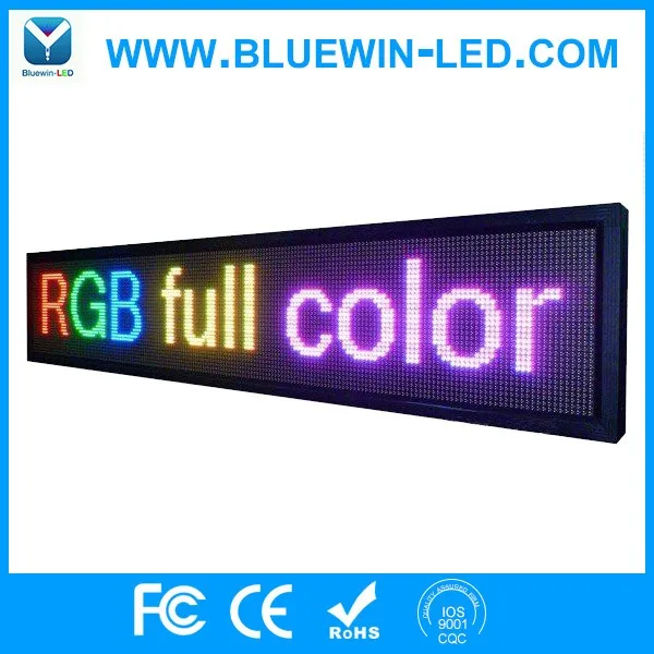 Outdoor Rmb Running Led Message Display Screen Programmable Led Sign