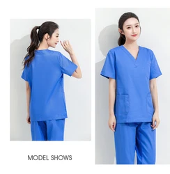 Hospital Wholesale Tops And Pants Medical Women Nursing Scrubs Uniforms Sets