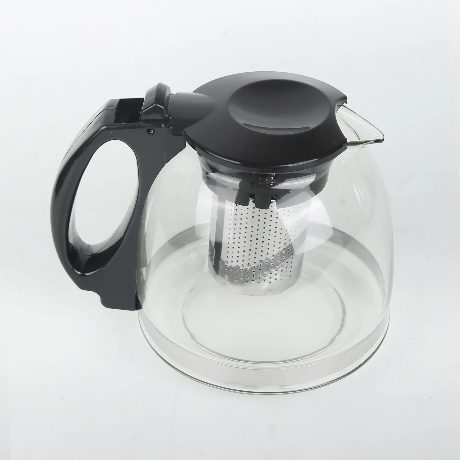DISINE REGINA Kettle Tray Set Modern Home Appliance Middle East Borosilicate Glass Stainless Steel Tea Pot Set