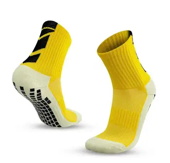 Comfortable anti slip football grip soccer socks gym socks custom logo trend couple running socks absorb sweat breathable