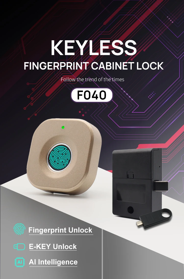 Fingerprint Digital Cabinet Lock Intelligent Remote App Control Lock ...