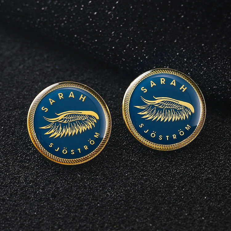 Free Design Hat Pins Small Gold Metal Soft Enamel Custom Button Pins