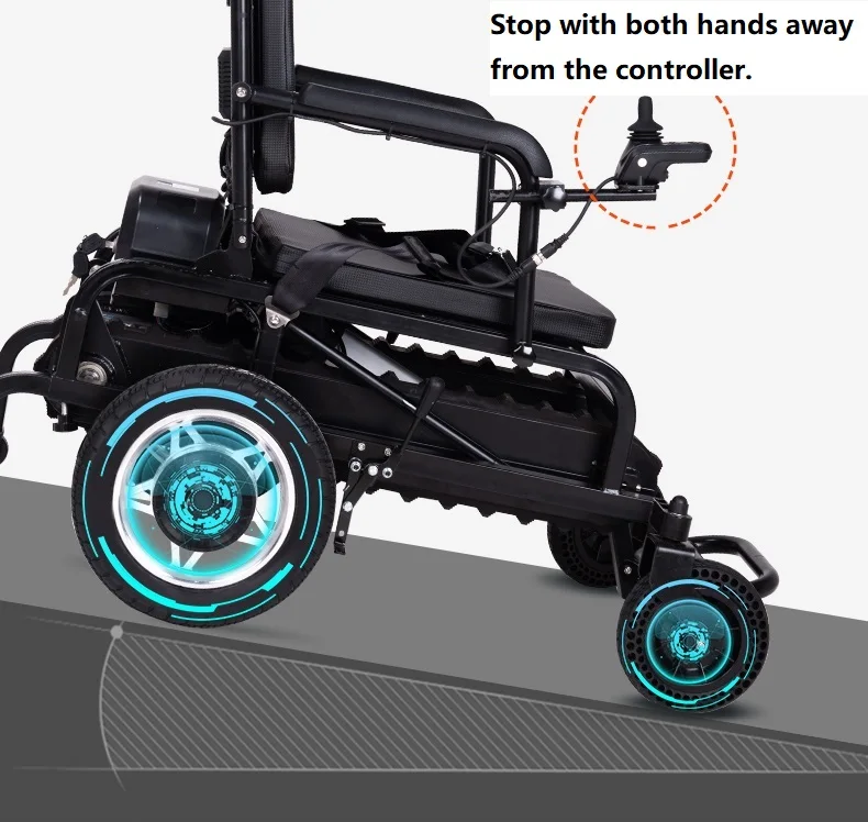 electric stair climbing wheelchair manual/power dual mode wheelchair electric rehabilitation therapy with track lifter - BZ-D03 manufacture