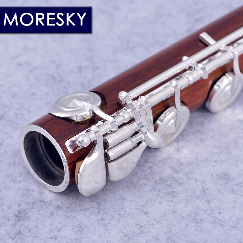 ⭐︎★Moresky 木製(エボニー)flute 17穴EメカMFL-202 Moresky 木製(エボニー)flute 17穴EメカMFL-202 - メルカリ