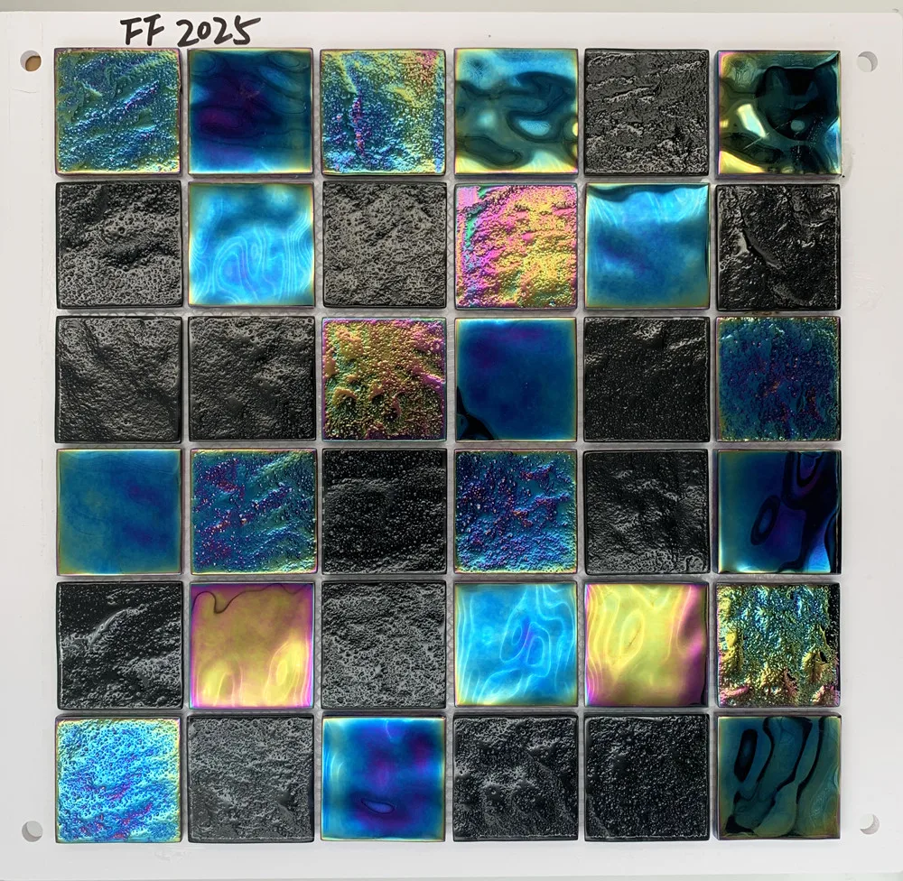 48x48mm Swimming Pool Blue Color Mosaic Tiles - Buy Glass Mosaic ...