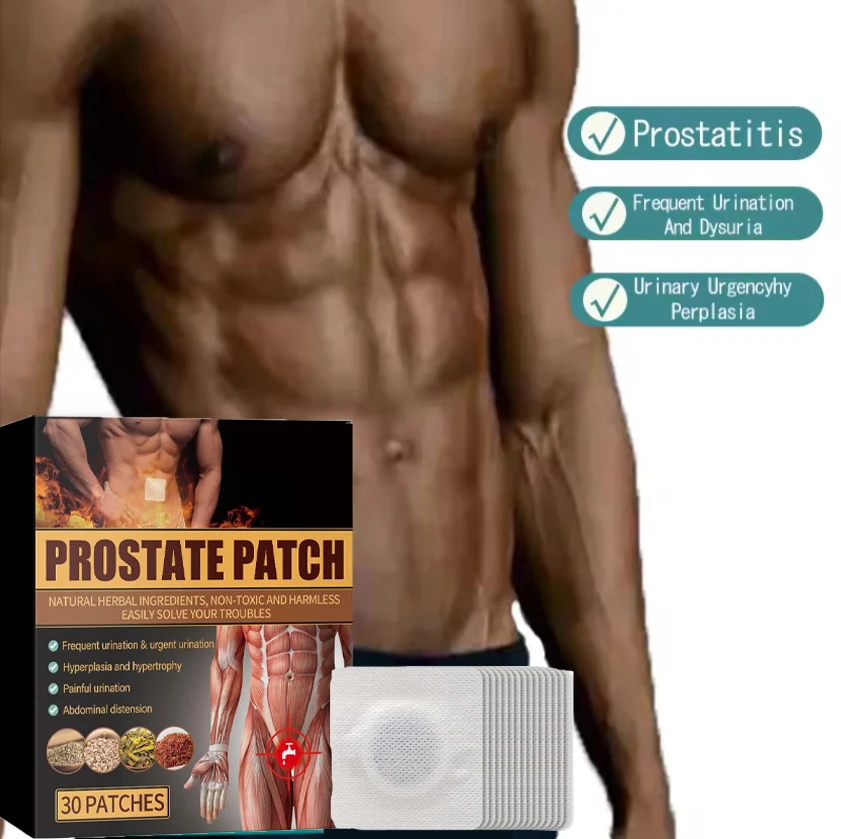 Prostate Heating Patch Far Infrared Magnetic Therapy Male Prostatic Patch Reduce Frequent