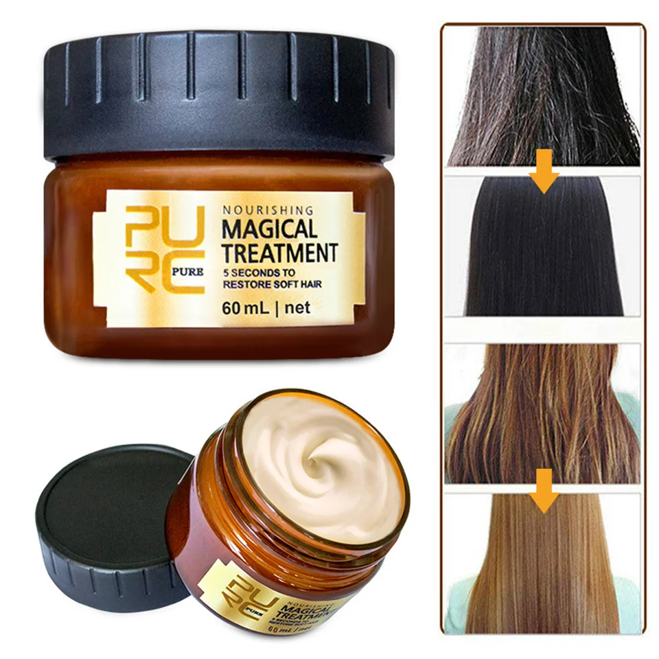 Hot selling 5 Seconds Repair Damaged Hair Magical Treatment Mask Organic Keratin Collagen Soft Smoothing Nourishing Hair Mask