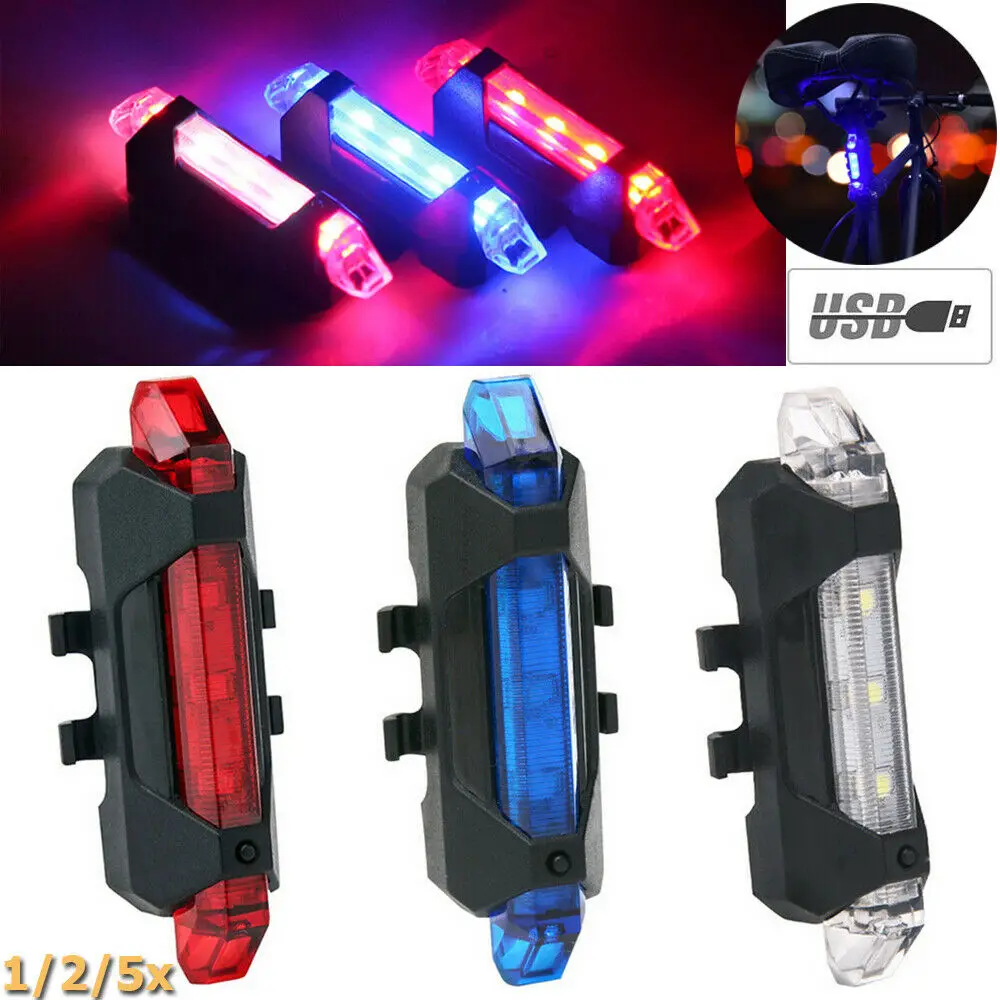 bicycle rear light rechargeable