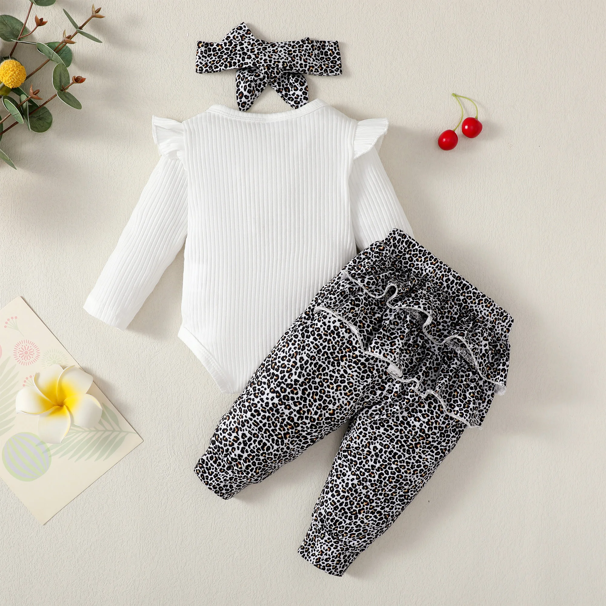 Baby Newborn Romper Set Custom Cotton Baby Romper Pattern Long Sleeve