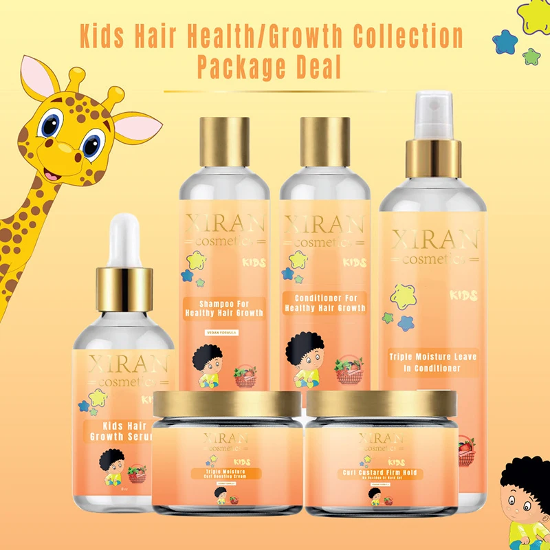 Custom Private Label Kids Hair Care Products Natural Vegan Hair Growth