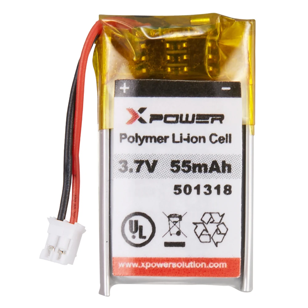 3.7v 55mah Ultra Small Lithium Ion Polymer Battery for Medical Device