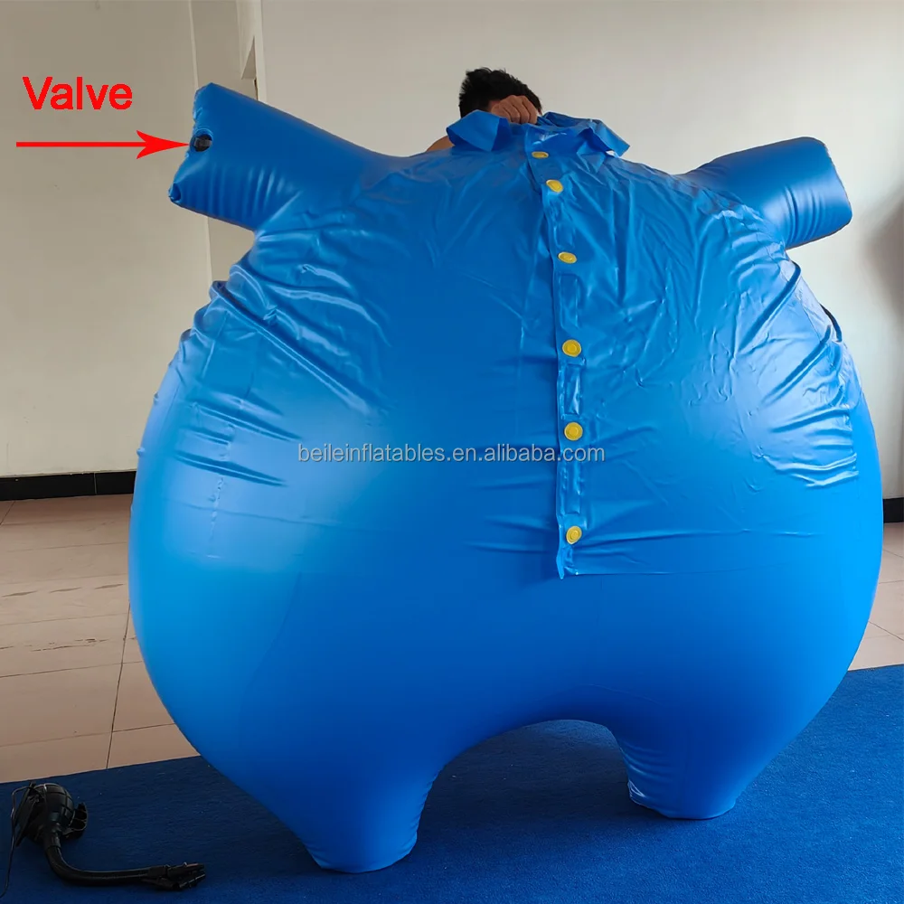 Hot Selling Beile Pvc Inflatable Suit Inflatable Ball Suit Rollable For ...