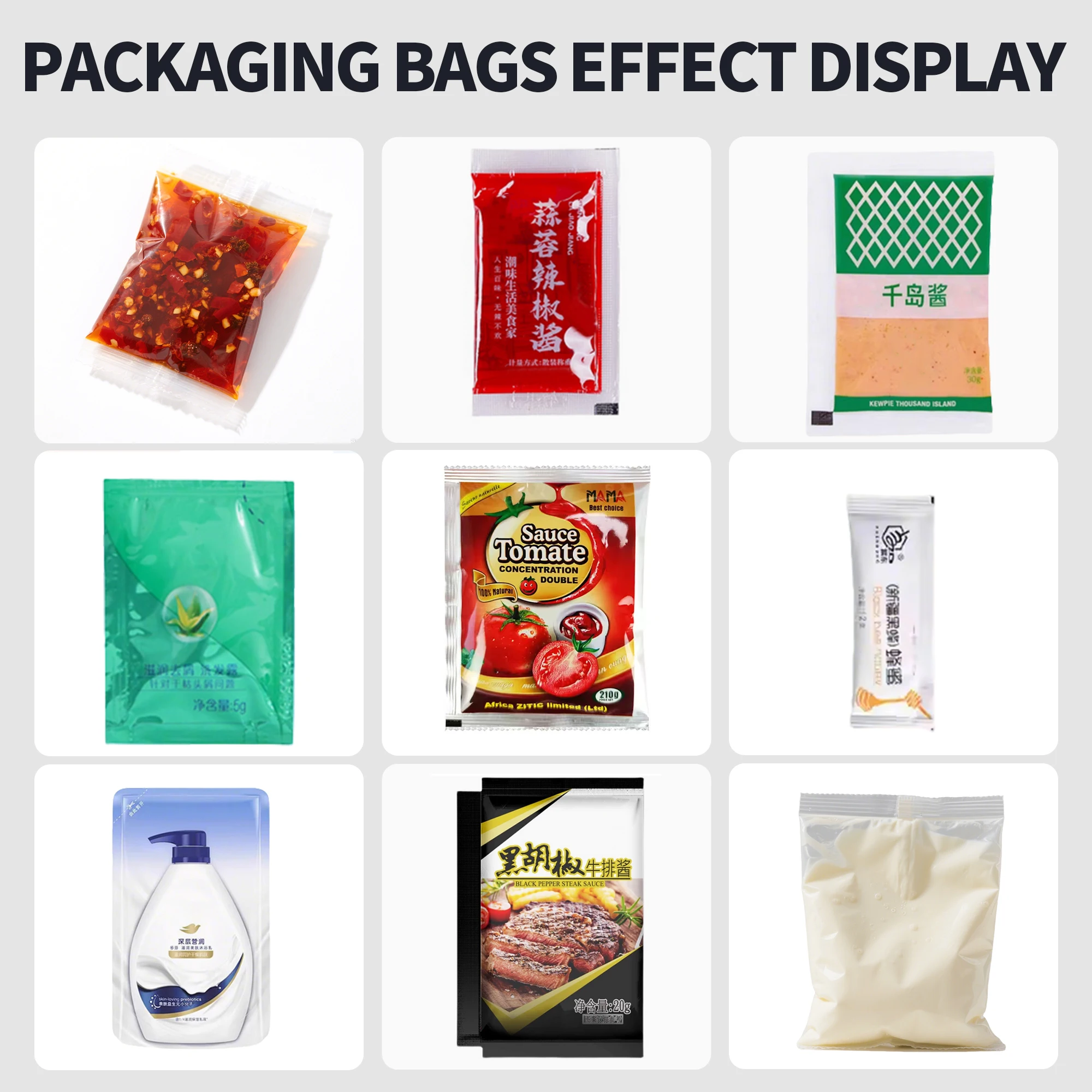 product hot sale paste paste filling machine ketchup jam jam plastic paper foil film sachet packaging machine-7