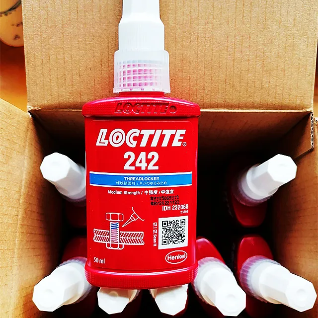 Loctite 242 Pack of 20 Medium Strength Threadlocker Adhesive 50ml