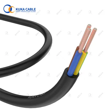 Flame Resistant Flexible 3X1.5 mm2 H07rn-F H05rn-F 3G 1.0mm2 3G 0.75mm2 Rubber Sheath Power