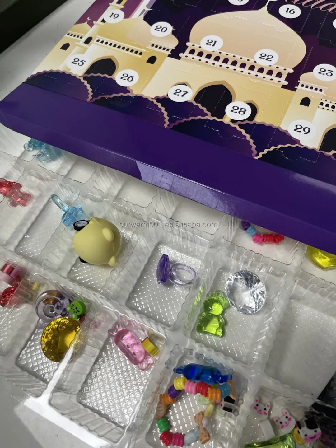 Ourwarm Ramadan Decorations 30 Day Kids Gift Chocolate Box Cardboard