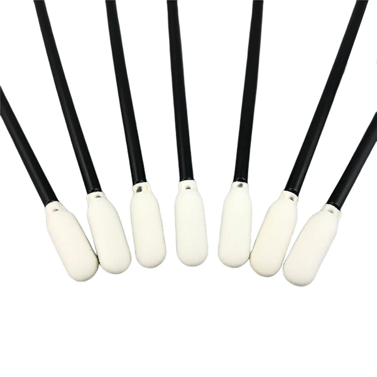 Черная полипропиленовая ручка чистящая палочка для промышленных мини-носков комната Круглые головки пенопластовые