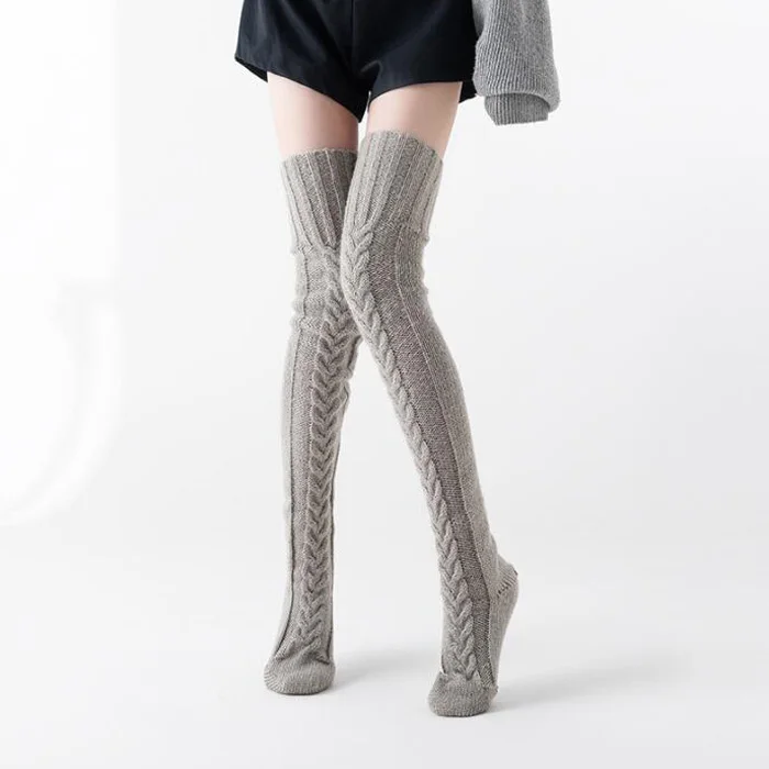 Over Knee High Leg Stockings: Women's Thigh High Socks for Winter