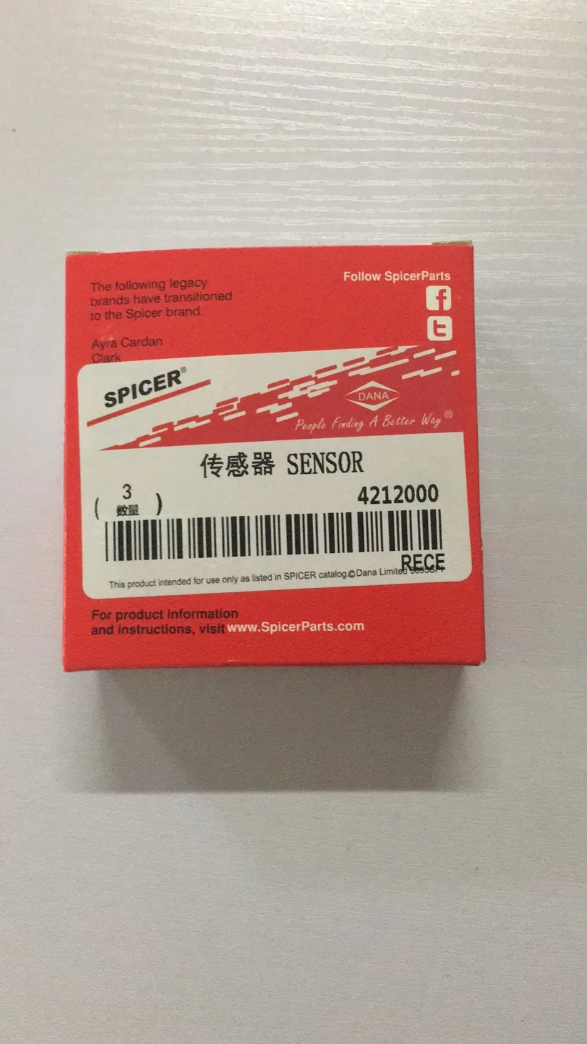 60221468 Sensor 4212000dana Gearbox Accessories SCP300C Counterbalanced  Forklift for Sany Port Machinery Parts