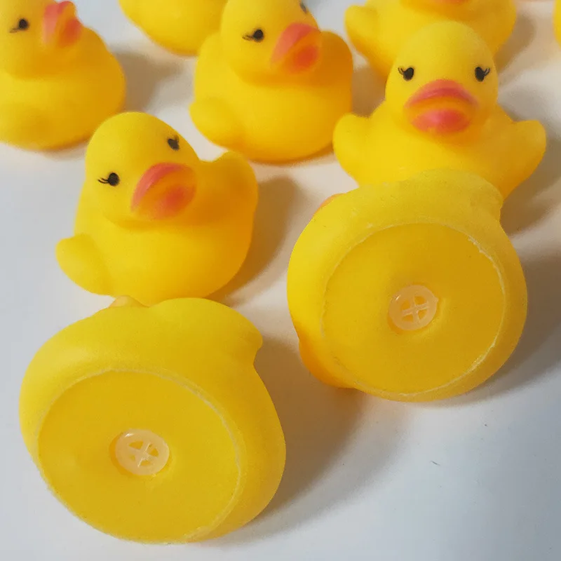 Mini Yellow Rubber Duck Bath Toys Soft 