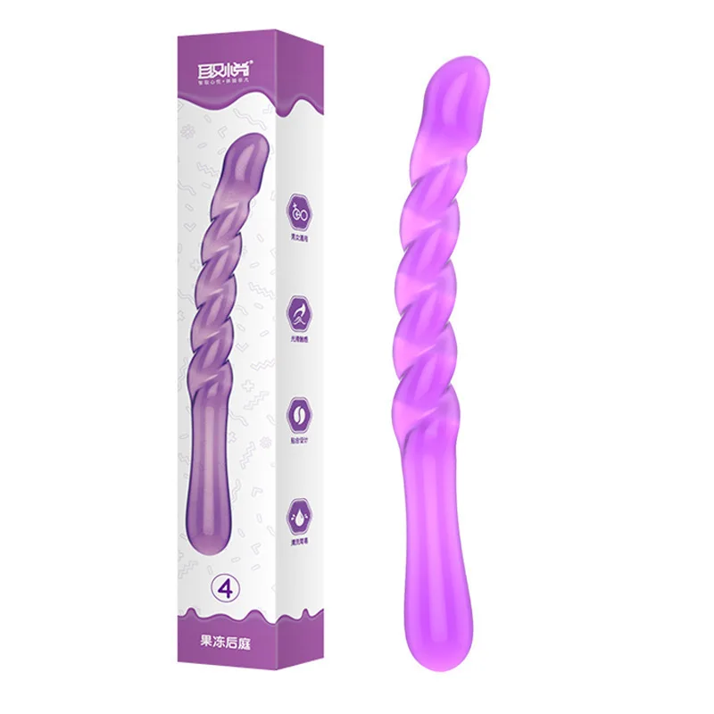 Lovely Jelly Anal Plug TPR Male et Couples Anal Plug Beans Sex Toys pour adultes