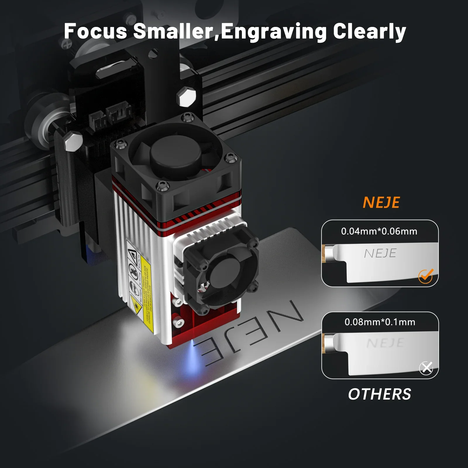NEJE 3 Max V2 A40640 DIY CNC Laser Engraver Wood Carving Cutting for Acrylic Leather Picture Laser 3d Printer Marking Machine