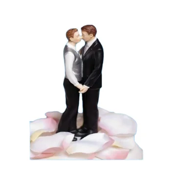Newest Gay Lesbian Couple Wedding Cake Topper Figurine