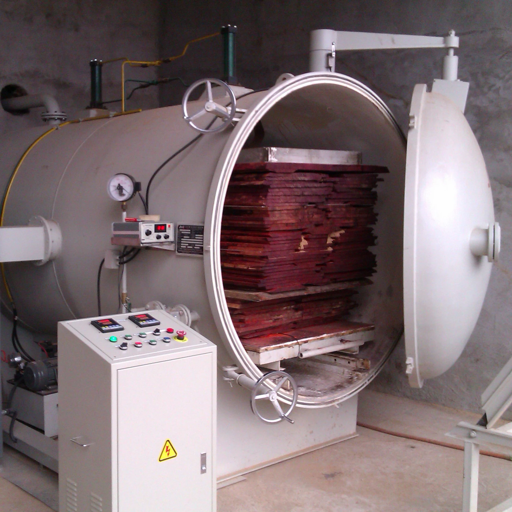 JYC 1CBM Radio Frequency Heating Wood Dryer Vacuum Timber Drying Kiln