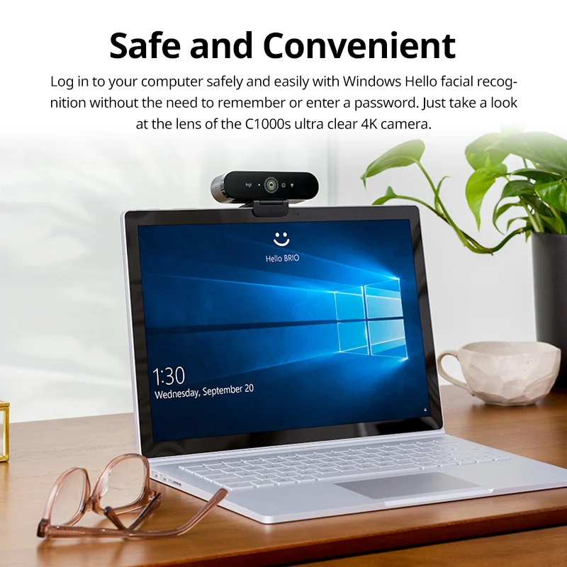 Logitech BRIO 4K C1000s Ultra HD Webcam - Streaming & Video