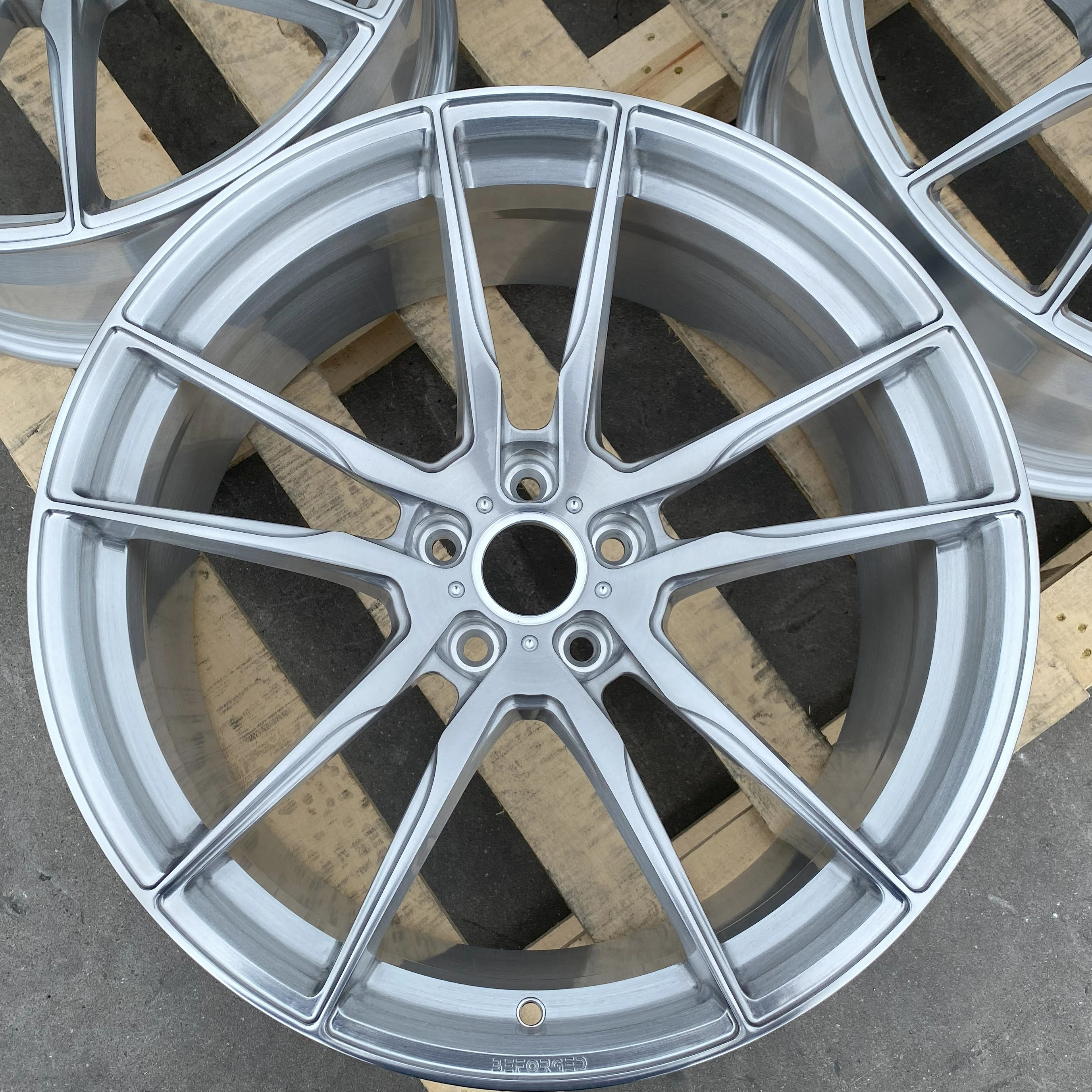 GVICHN luxury brushed silver multi spoke forged wheels 16 17 18 19 20 21 22 23 24 26 inch aluminum alloy rim 5x112 5x114.3 5x120