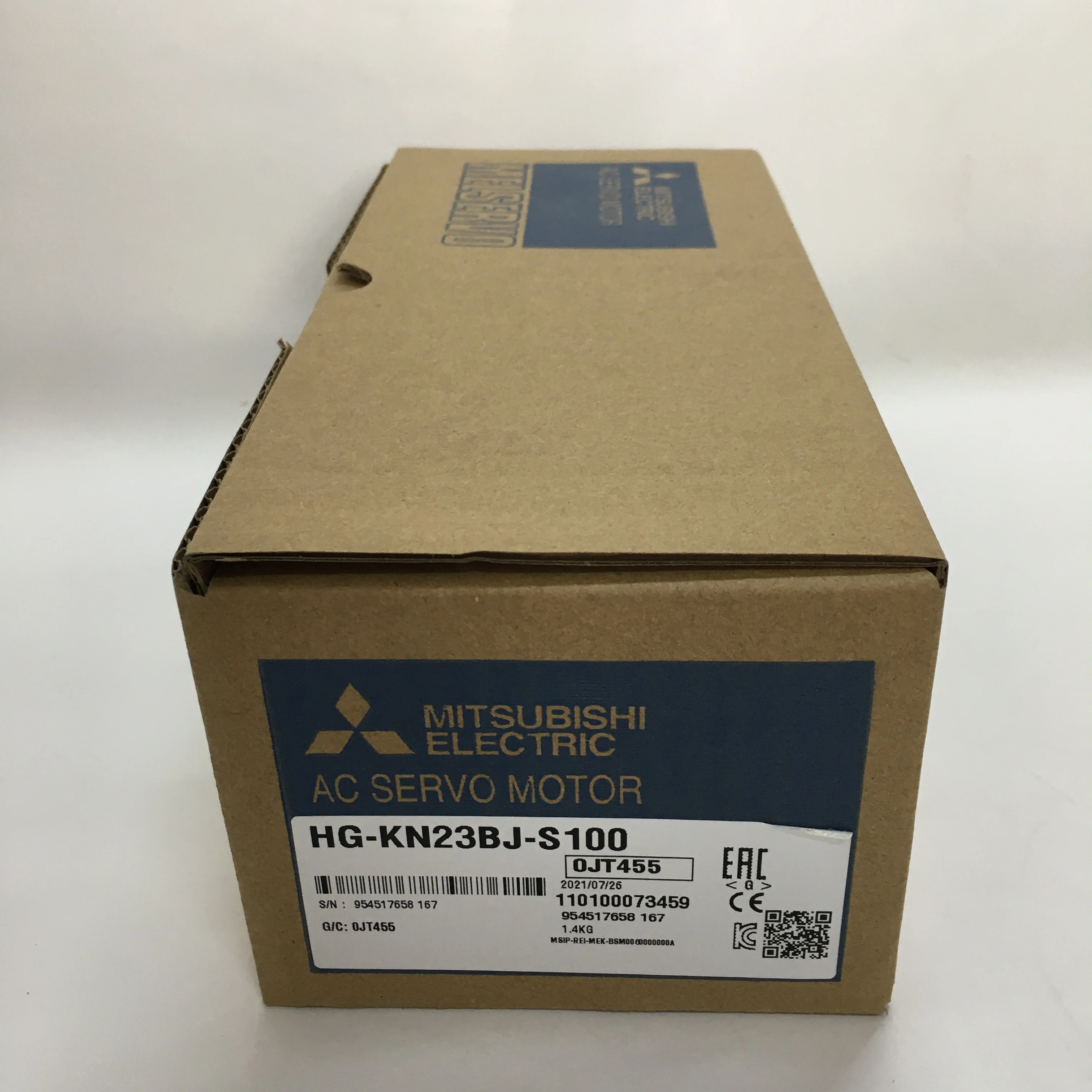 Mitsubishi AC servo motor HG-KN23BJ-S100 Mitsubishi AC servo motor HG-KN23BJ-S100