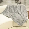 Feuille jacquard grise