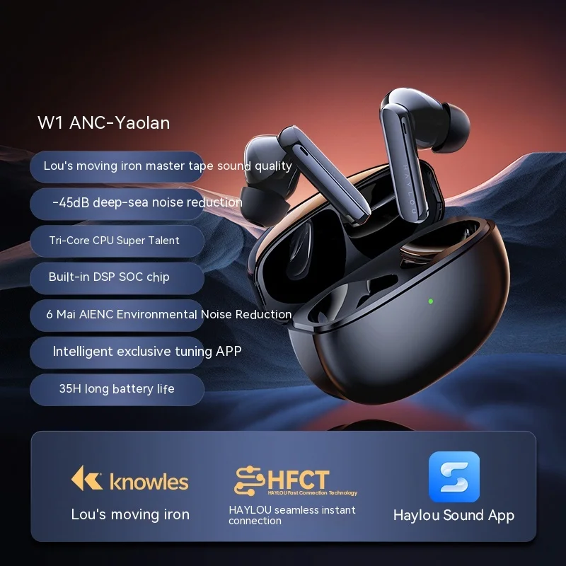 HAYLOU W1 ANC True Wireless Earbuds - Premium Sound & ANC