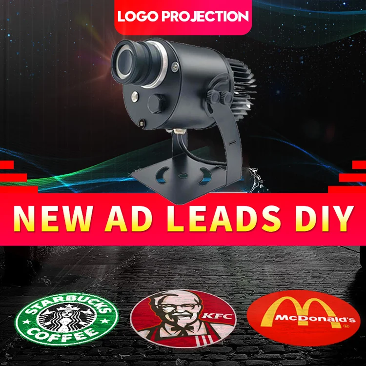Waterproof Projector Logo 50w 80w Led Custom Gobo Rotating Advertising