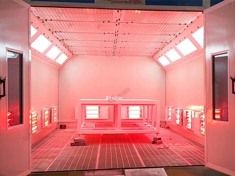 QX2000 Electrical Infrared Heating System Paint Spray Booth for Car Painting