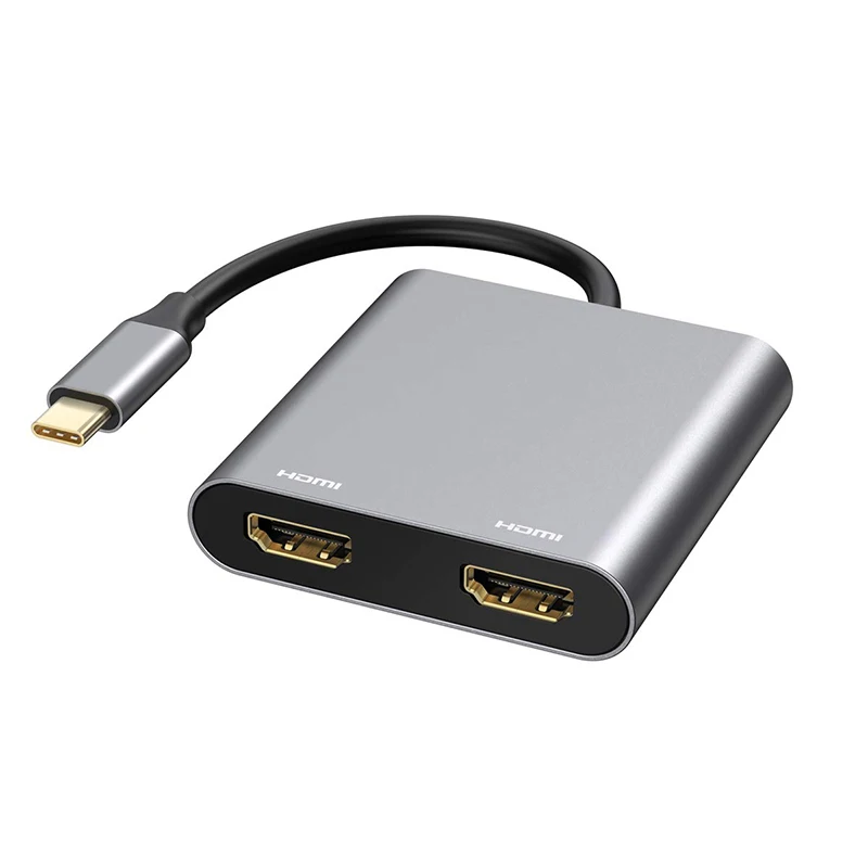 Adattatore USB-C A HDMI 3 In 1 - Supporta 4K/30Hz, Per MacBook, Chromebook, PC Type-C - Foto 4