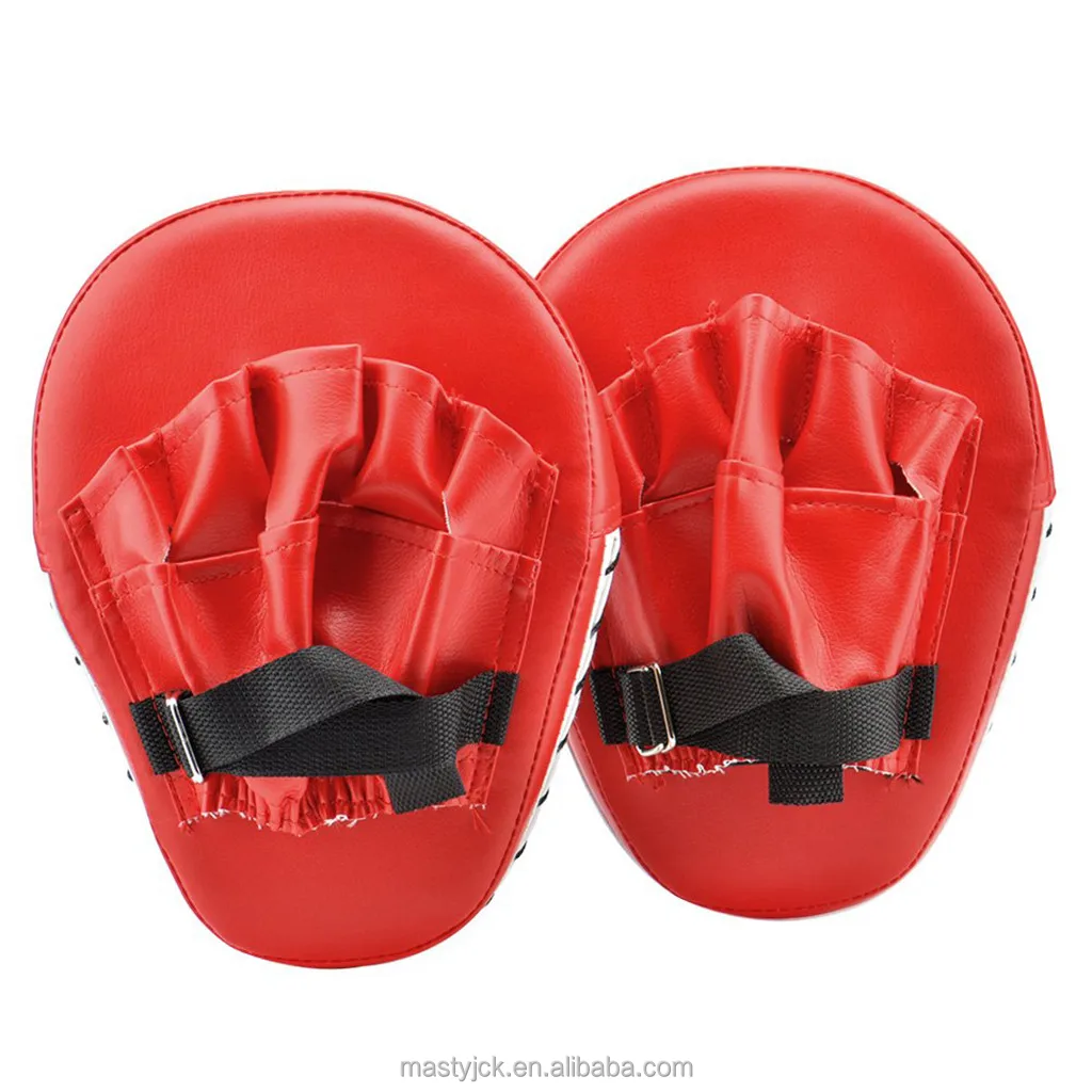 Focus Pad Hook & Jab Mitt Boxing Punch Glove MMA Muay Thai Kick 2 PIECE 