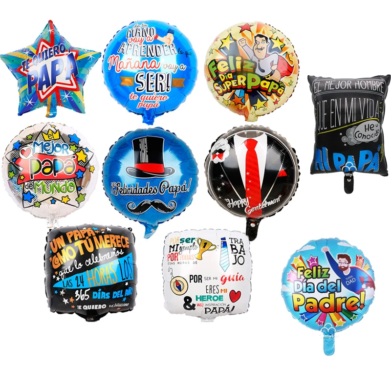 Cymylar Father's Day Balloons 18inch Round Feliz Dia Papa Foil Balloon Globos  Dia Del Padre - Buy Feliz Dia Papa Foil Balloons,Globos Dia Del Padre,Father  Day Balloon Product on 